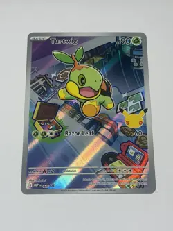 Pokemon Card TCG Turtwig MEP040 Mega Evolutions Full Art Black Star Promo NM - Image 1