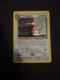 Pokemon TCG Unlimited Porygon2 Neo Revelation Holo Rare Card 12/64 - Image 1