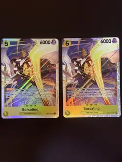 One Piece Card Game Borsalino SR EBO4-058 OP15 English Version NM Playset x 2 - Image 1