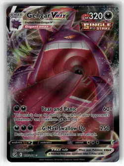Gengar VMAX 157/264 SWSH08: Fusion Strike NM Pokemon Card TCG - Image 1