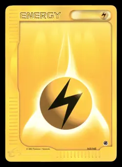 Lightning Energy - 163/165 - Expedition - Pokemon Card - LP - Image 1