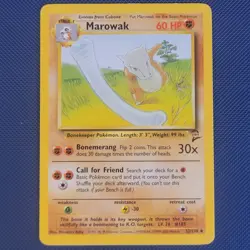 Marowak 52/130 - Base Set 2 - Uncommon Pokemon Card - MP - Image 1