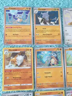 CUBONE, MAROWAK, & KANGASKHAN BUNDLE OF POKEMON CARDS - Image 2