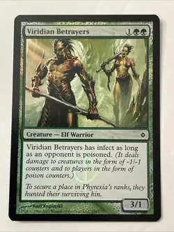 Viridian Betrayers New Phyrexia Foil MTG Magic The Gathering - Image 1