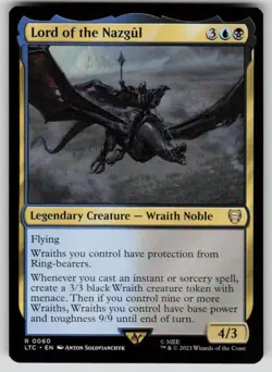 Lord of the Nazgul Commander: The Lord of the Rings 60 MTG NM - Image 1