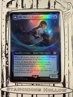 MTG Jill, Shiva's Dominant (Extended Art) - FINAL FANTASY (FIN) R 0438 NM *Foil* - Image 1
