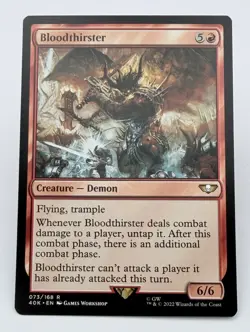 MTG Bloodthirster Universes Beyond: Warhammer 40000 Regular - LP - Non-foil - Image 2