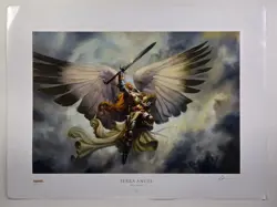 Greg Staples Serra Angel Magic the Gathering Limited Edition Signed Print w/ COA - Image 2