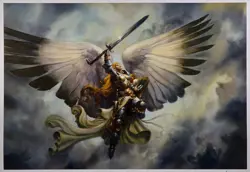 Greg Staples Serra Angel Magic the Gathering Limited Edition Signed Print w/ COA - Image 4