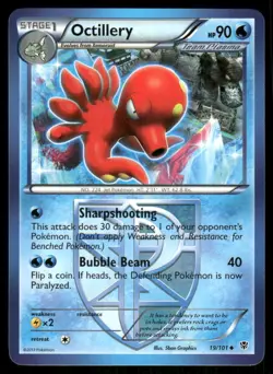Octillery 19/101 Uncommon Plasma Blast Pokemon Near Mint - Image 1