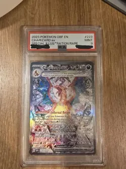 2023 Pokemon S&V OBF 223/197 - CHARIZARD EX Full Art EN - Graded PSA 9 - Image 1