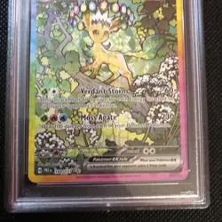 2025 Pokemon Pre En Leafeon Ex 144/131 Special Illustration Rare PSA 9 - Image 3