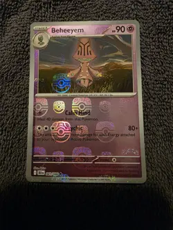 Pokemon TCG Beheeyem 041/086 Master Ball Reverse Holo - Black Bolt *Near Mint* - Image 1