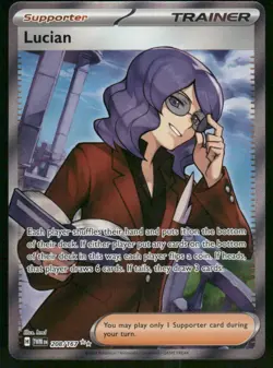 2024 Lucian - 208/167 Ultra Rare Holo NM SV06: Twilight Masquerade Pokemon - Image 1