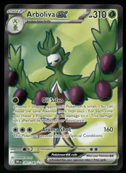 2025 Arboliva ex - 207/182 Ultra Rare Holo NM SV10: Destined Rivals Pokemon - Image 1