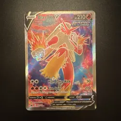 Pokemon TCG Blaziken V 161/198 Chilling Reign Ultra Rare Holo Full Art 210HP - Image 1