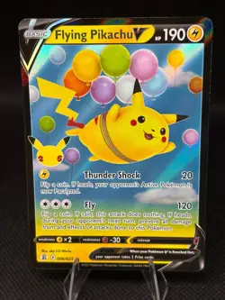 2021 Pokemon SWSH Celebrations Flying Pikachu V #006/025 - Image 1