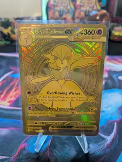 Mega Gardevoir EX 187/132 GOLD, Mega Evolution Base, Pokemon TCG - Image 1