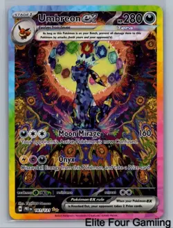 Umbreon ex 161/131 Holo Prismatic Evolutions Pokemon HP - Image 1