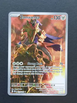 Pokemon - Zamazenta 201/182 - Destined Rivals - Illustration Rare - NM - Image 1