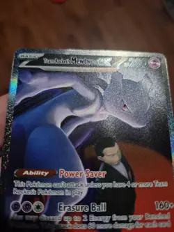NM-Mint Team Rocket's Mewtwo ex - 281/217 - SIR Pokemon Ascended Heroes - Image 4