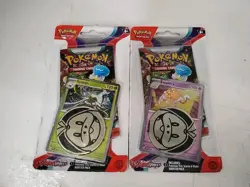Pokemon TCG SCARLET & VIOLET SPIDOPS & ESPATHRA Checklane 2 Sealed Blister Packs - Image 1