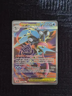 Mega Greninja ex #100 Pokemon Chaos Rising Ultra Rare - Image 1