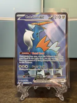 Pokemon Cobalion ex 103/086 Me04: Chaos Rising Ultra Rare Full Art Holo - Image 1
