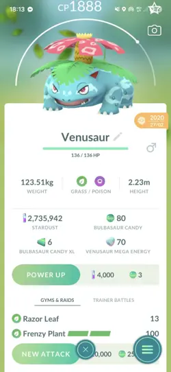 Clone Venusaur Pokemon Go - Image 1