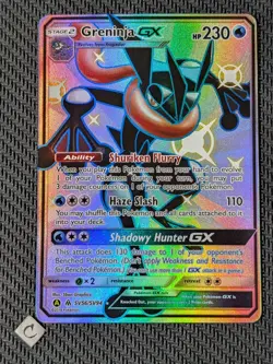 Greninja GX SV56/SV94 - Hidden Fates Shiny Vault Holo Pokemon TCG NM - Image 1