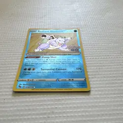 Radiant Blastoise 018/078 Pokemon GO Radiant Rare Holo 150 HP English 2022 - Image 4
