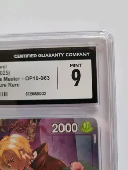 One Piece TCG - Legacy Of The Master: Vinsmoke Sanji (OP10-063) - CGC MINT 9 - Image 2
