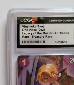 One Piece TCG - Legacy Of The Master: Vinsmoke Sanji (OP10-063) - CGC MINT 9 - Image 3
