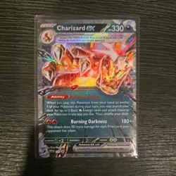 Pokemon TCG Charizard ex SVP 196 Black Star Promo Extended Art Promo Rare Holo - Image 1