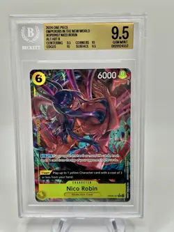 2024 ONE PIECE EMPERORS IN THE NEW WORLD ALT ART #OP09107 NICO ROBIN BGS 9.5 GEM - Image 1