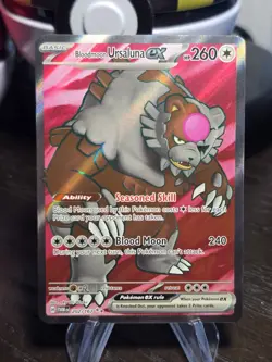 Bloodmoon Ursaluna ex 202/167 Ultra Rare Twilight Masquerade Pokemon Cards - Image 1