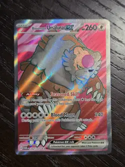 Bloodmoon Ursaluna ex 202/167 Ultra Rare Twilight Masquerade Pokemon Cards - Image 3