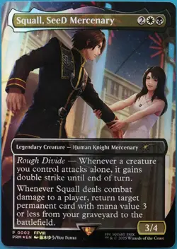 Squall, SeeD Mercenary (Standard Showdown Promo) FOIL NM MAGIC CARD (519348) - Image 1