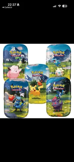 Pokemon Ascended Heroes Mini Tins Complete Art Set Lot of 5 Sealed - Image 2