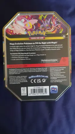 Pokemon TCG: Mega Moonlit Tin — Mega Gengar ex - Image 2