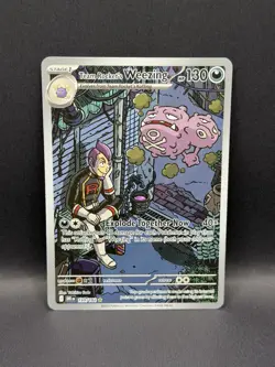 Team Rocket’s Weezing 199/192 IR Destined Rivals ILLUSTRATION RARE HOLO Pokemon - Image 2