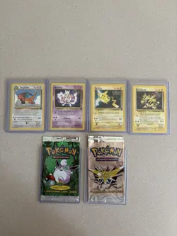 Pokemon The First Movie Promos! Dragonite, Mewtwo, Pikachu, Electabuzz! - Image 1