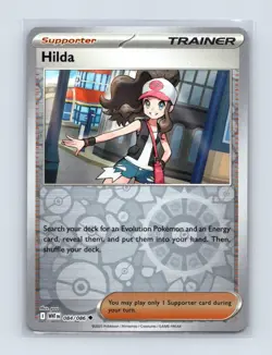 Hilda 084/086 Uncommon White Flare Pokemon Reverse Holo Near Mint - Image 1