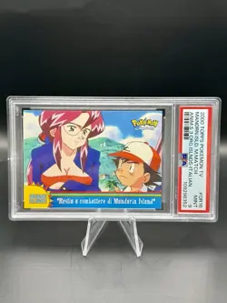PSA 9 The Mandarin Island Miss Match OR16 TOPPS POKEMON TV ANIMATION S-3 Italian - Image 1