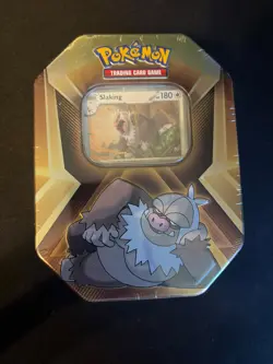 FACTORY SEALED-Pokemon TCG: Slaking Triple Whammy Collector's Tin-BRAND NEW - Image 1