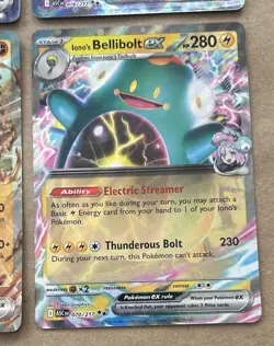 Mewtwo eX Clefairy Bellibolt Stunfisk eX LOT 4x Ascended Heroes Pokemon - Image 4