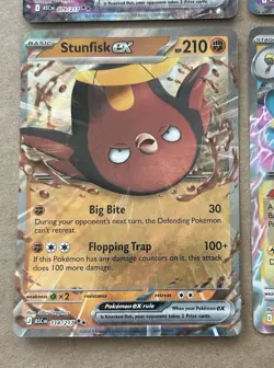 Mewtwo eX Clefairy Bellibolt Stunfisk eX LOT 4x Ascended Heroes Pokemon - Image 5