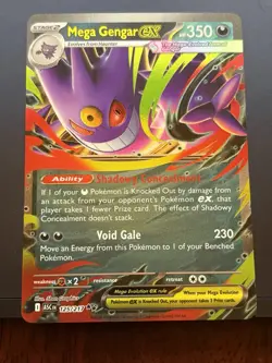 Mega Gengar EX 125/217 Ascended Heroes Pokemon TCG Near Mint - Image 1