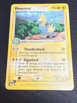 Manectric 39/109 Uncommon Ruby & Sapphire Pokemon Moderately Played - Image 1