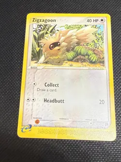 Zigzagoon 85/100 Common Sandstorm Pokemon Lightly Played - Image 1